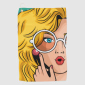 女#1 ゴルフタオル (正面)