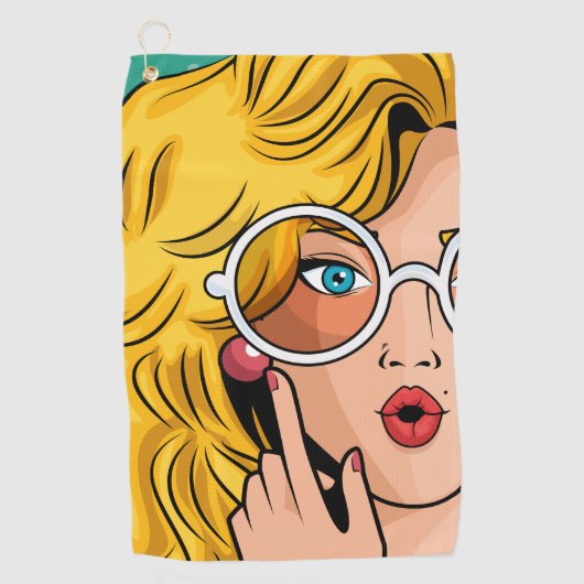 女#1 ゴルフタオル (正面)