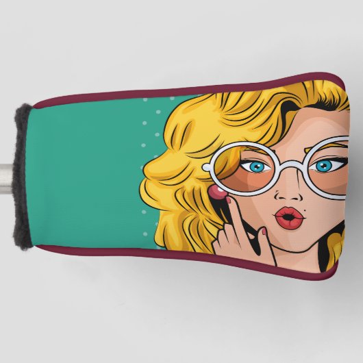 女#1 ゴルフヘッドカバー (正面)