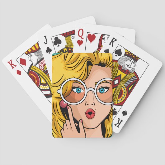 女#1 トランプ (裏面)