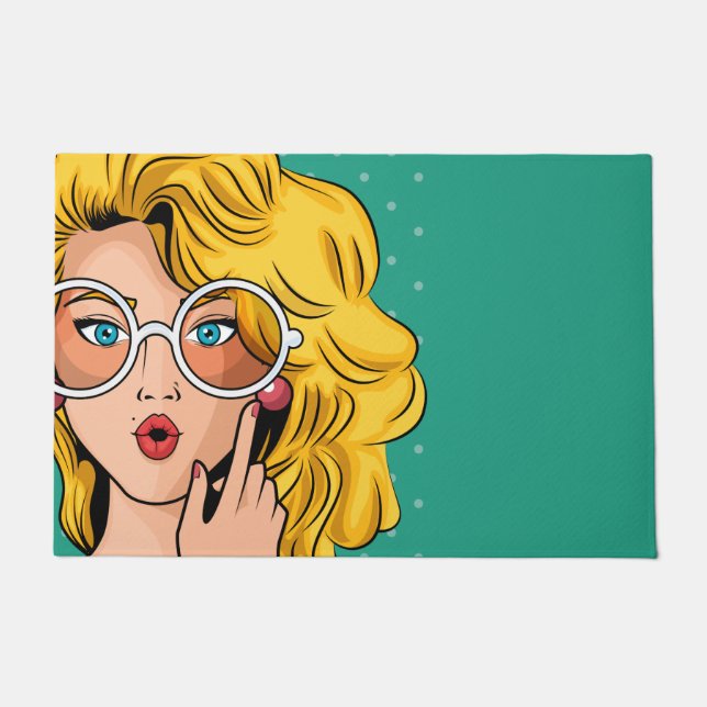 女#1 ドアマット (正面)