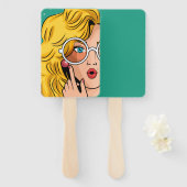 女#1 ハンドファン (正面&裏面)