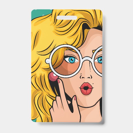 女#1 バッジ (Front)