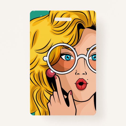 女#1 バッジ (正面)