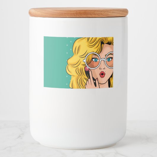 女#1 フードラベル (正面)