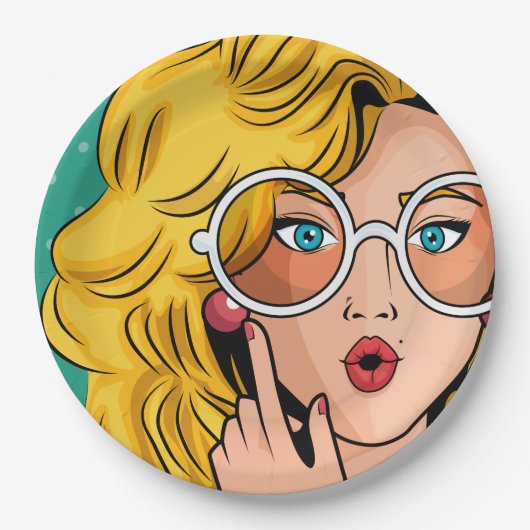 女#1 ペーパープレート (正面)