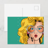 女#1 ポストカード (正面/裏面)