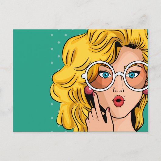 女#1 ポストカード (正面)