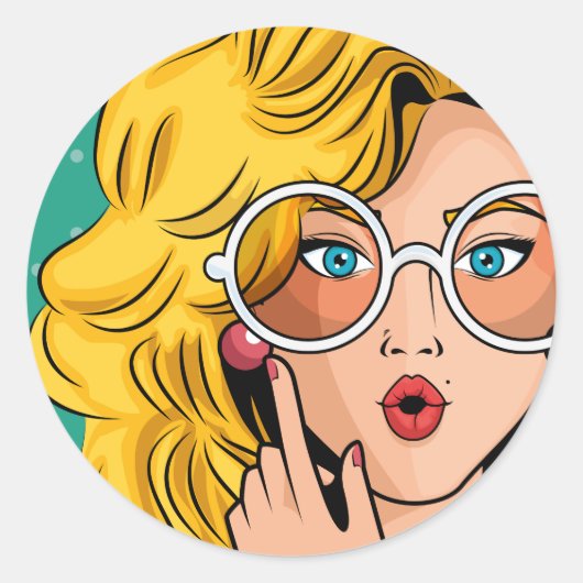 女#1 ラウンドシール (正面)