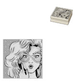 女#1 ラバースタンプ (押印)