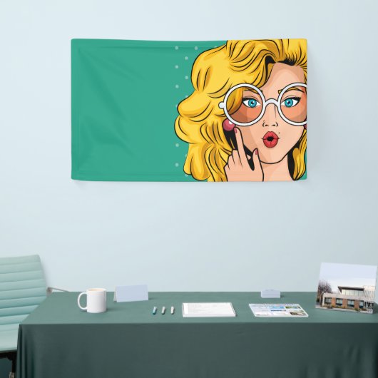 女#1 横断幕 (トレードショー)