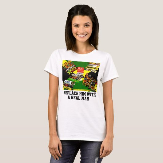 奴を替えろ。JMT Tシャツ (正面フル)