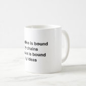 奴隷と被拘束者 コーヒーマグカップ (正面右)