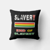 奴隷制度の終わり クッション (裏面)