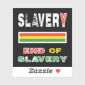 奴隷制度の終わり シール (シート)