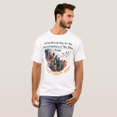 奴隷貿易国際デー記念Tシャツ Tシャツ (正面フル)