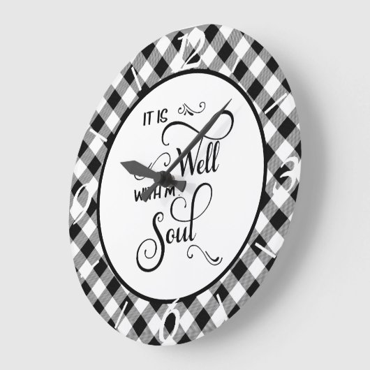 好い塩梅 ラージ壁時計 (傾斜)