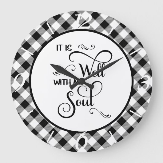 好い塩梅 ラージ壁時計 (正面)