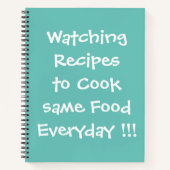 好おもしろいきな人のためのレシピ食べ引用文 ノートブック (正面)