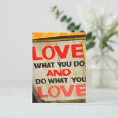 好きなことをし、好きなことをする ポストカード (スタンド正面)