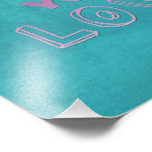 好きなことをするやる気を起こさせる文字タイポグラフィティール(緑がかった色) フォトプリント            (角)