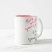 好きなことをするコーヒーマグ ツートーンマグカップ (正面右)