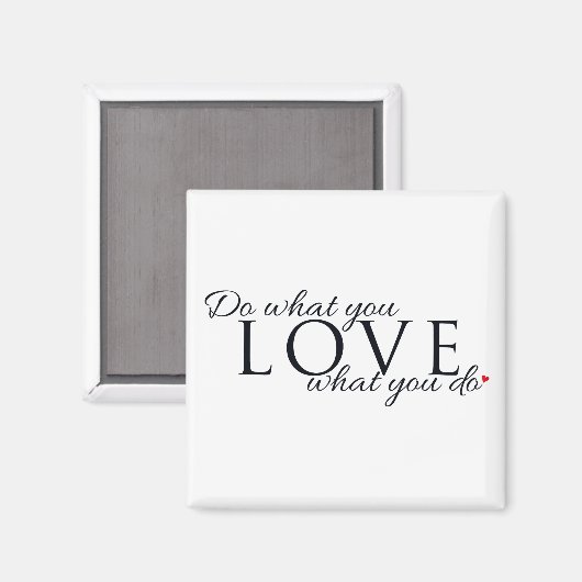 好きなことをする感動的引用文 マグネット (正面/裏面)