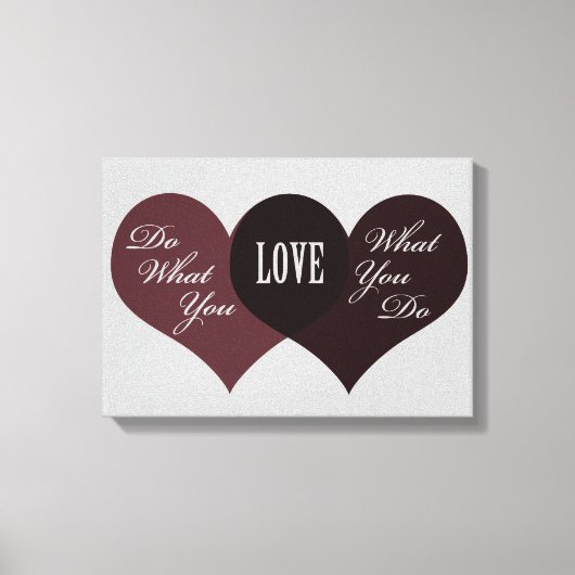 好きなことをする キャンバスプリント (正面)