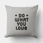 好きなことをする クッション (正面)