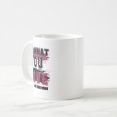 好きなことをする コーヒーマグカップ (正面左)