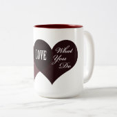 好きなことをする ツートーンマグカップ (正面右)