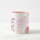 好きなことをする、好きなことをする ツートーンマグカップ (中央)