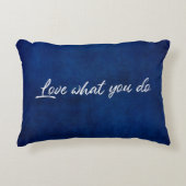 「好きなことをする」引用文 アクセントクッション (正面)