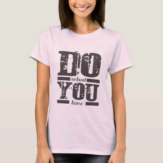 好きなことをする Tシャツ (正面)