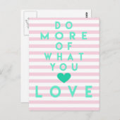 好きなことをもっと楽しめ感動的る ポストカード (正面/裏面)