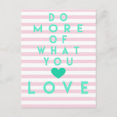 好きなことをもっと楽しめ感動的る ポストカード (正面)