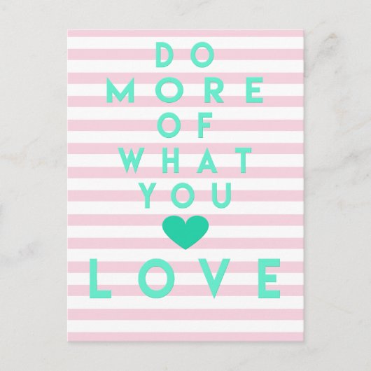 好きなことをもっと楽しめ感動的る ポストカード (正面)