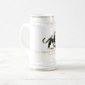 好きなところに足を踏み入れる ビールジョッキ (正面左)