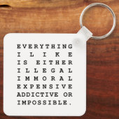 好きなものすべて キーホルダー (裏面)