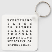 好きなものすべて キーホルダー (裏面)