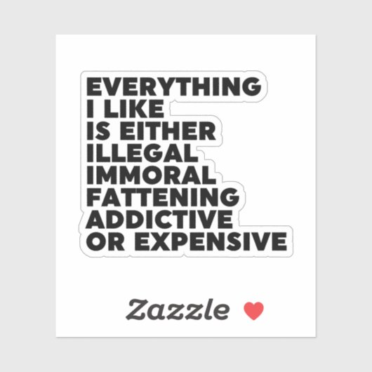 好きなものすべて シール (シート)