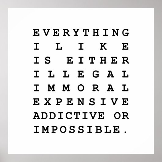 好きなものすべて ポスター (正面)