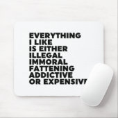 好きなものすべて マウスパッド (マウス)