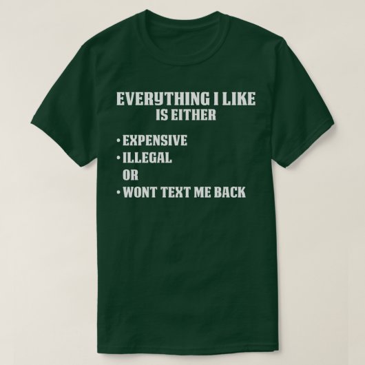 好きなものすべて Tシャツ (デザイン正面)