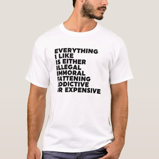 好きなものすべて Tシャツ (正面)