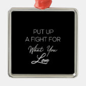 好きなもののために戦闘機を設置する メタルオーナメント (正面)