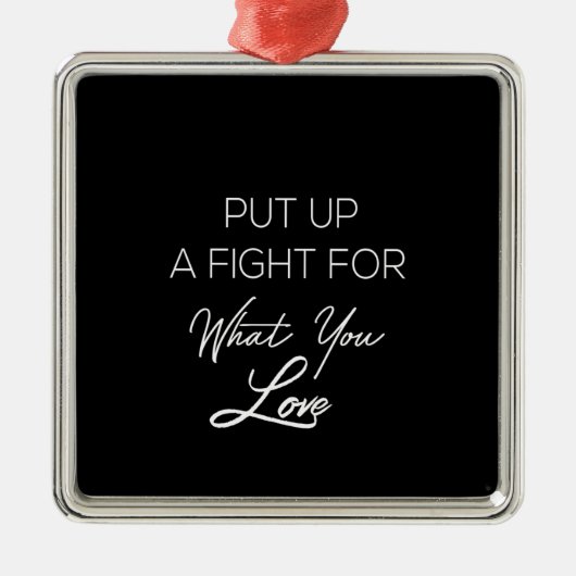 好きなもののために戦闘機を設置する メタルオーナメント (正面)