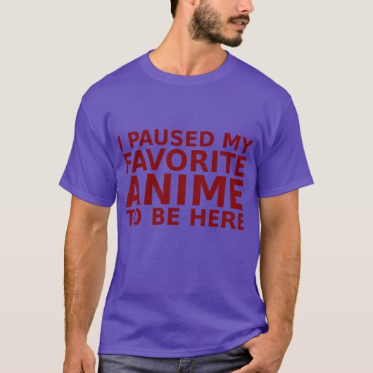 好きなアニメ少年 Tシャツ (正面)