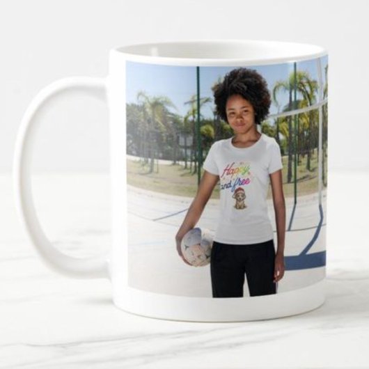 好きなクリスマスを楽しんで自由な犬に コーヒーマグカップ