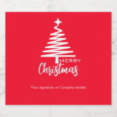 好きなクリスマスを過ごそう スパークリングワインラベル (シングルラベル)